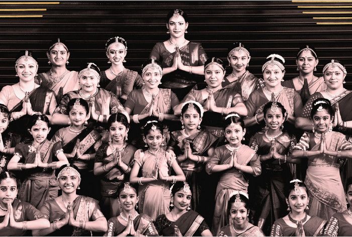 Group of women in traditional cultural clothing