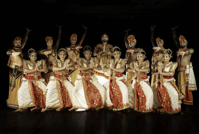 Sri Lankan traditional dancers