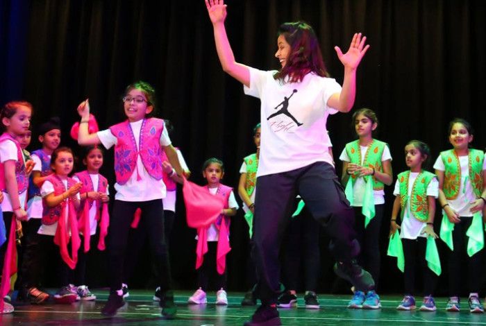 Children dancing