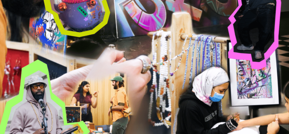 various makers featuring at the market.