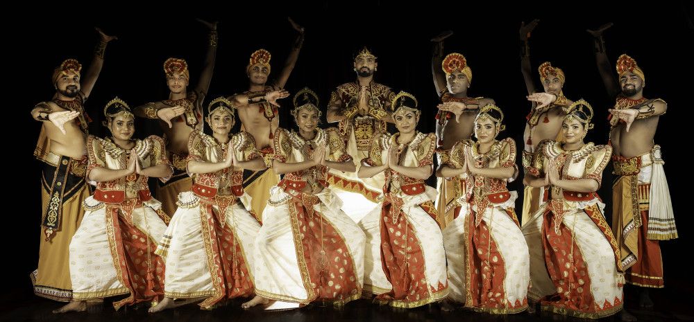 Sri Lankan traditional dancers