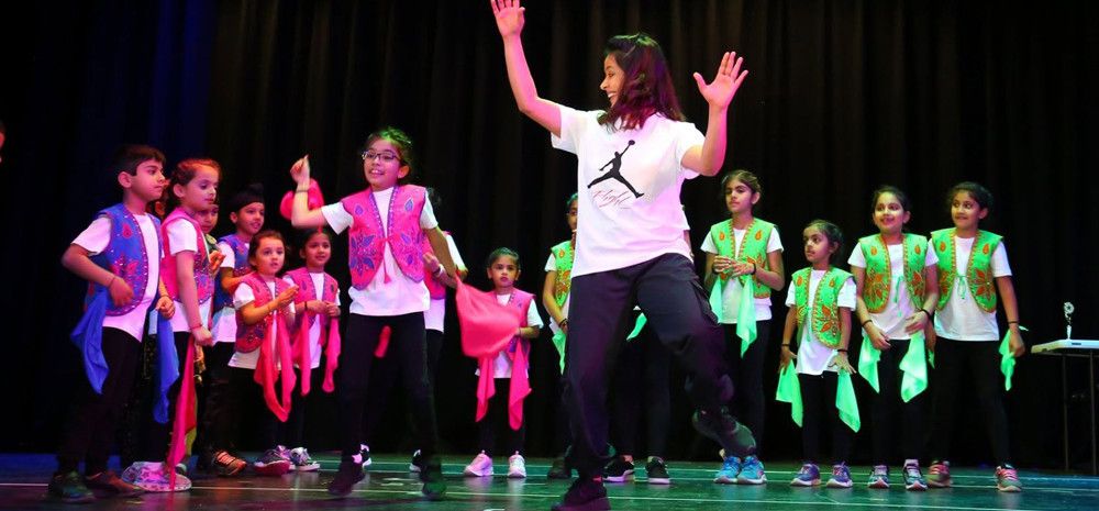 Children dancing