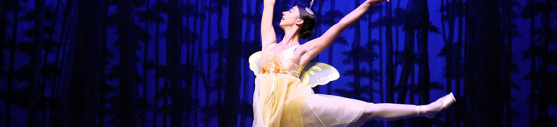 A ballerina dancing on stage